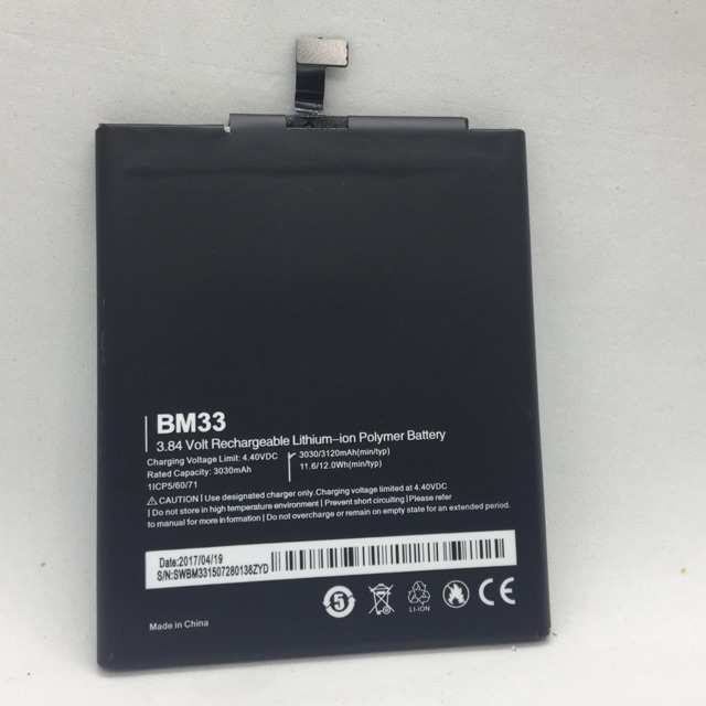 แบตเตอรี่mi-4i-bm33