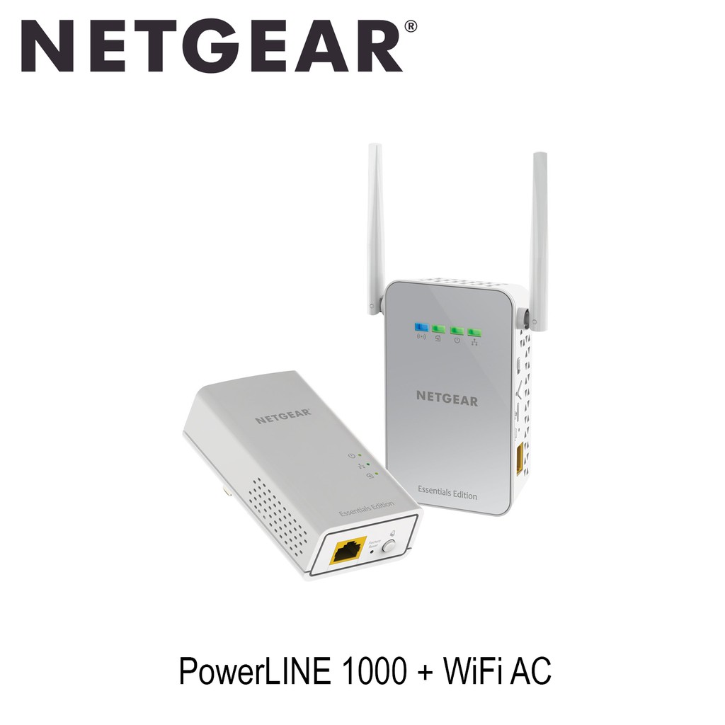 Netgear Plw1000 Powerline 1000 Mbps Wifi 80211ac 1 Gigabit Port