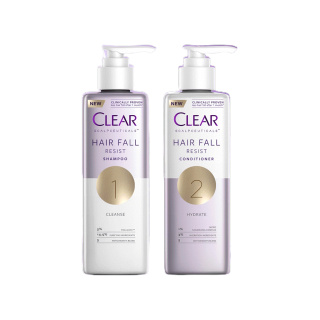 โปรโมชั่น : CLEAR แชมพูลดผมร่วง ลดผมบาง เพิ่มวอลลุ่ม สูตรลดผมร่วง ผมบาง เห็นผลจริงใน 14 วัน แชมพู 300 มล. และ ครีมนวด 300 มล.