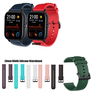 สายนาฬิกาซิลิโคนสายนาฬิกาสำหรับ Huami Amazfit GTS 4 GTS3 GTS 2e GTS2 mini