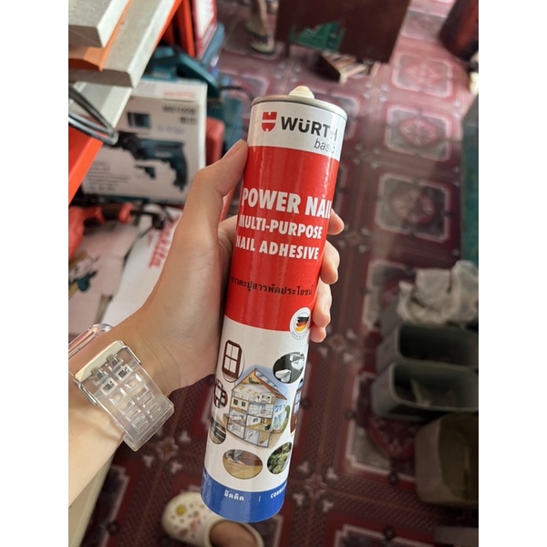 กาวตะปู-power-nail-320กรัม-wurth-กาวพลังตะปู-กาวเอนกประสงค์-กาว-สารพัดประโยชน์-จากประเทศเยอร์มัน