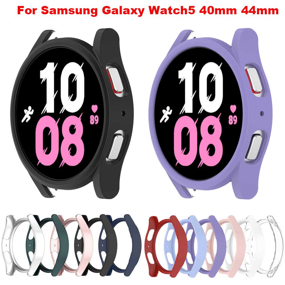 ราคาและรีวิวเคสนาฬิกาข้อมือ PC กลวง แบบเปลี่ยน สําหรับ Samsung Galaxy Watch 5 44 มม. 40 มม.