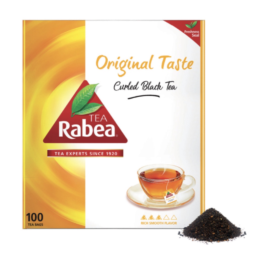 Rabea Tea Original Taste Black Tea 100 Tea Bags ++ ชาราบีอะย์ ออริจินัล ...