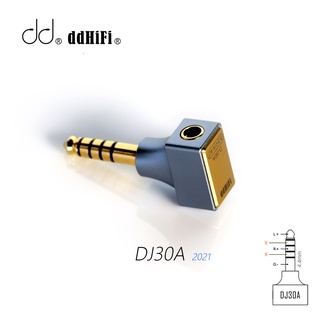 Dd ddHiFi DJ30A อะแดปเตอร์ ตัวเมีย 3.5 มม. ใช้กับสายหูฟัง 3.5 มม. จากเอาท์พุต 4.4 เช่น Cayin iFi FiiO Hiby Shanling และอื่น ๆ 2021