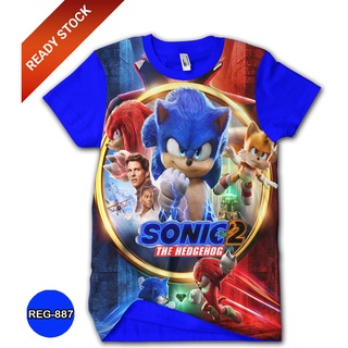 เสื้อยืด ลาย Sonic The Hedgehog สําหรับเด็ก 2 REG-887