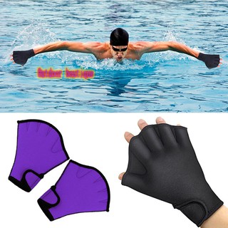ถุงมือว่ายน้ำสำหรับออกกำลังกาย 1 คู่