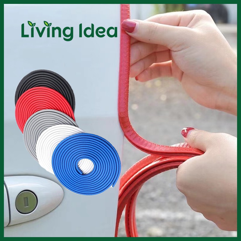 ภาพหน้าปกสินค้าLiving idea ยางกันชน ยางกันกระแทก ขอบประตูรถ ไม่ใช้กาว เส้นตัดขอบประตู ยาว 5 เมตร จากร้าน living.idea บน Shopee