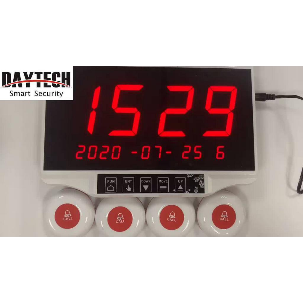 daytech-ระบบโทรไร้สายสำหรับร้านอาหารพร้อมจอ-lcd-รุ่น-e-500wh