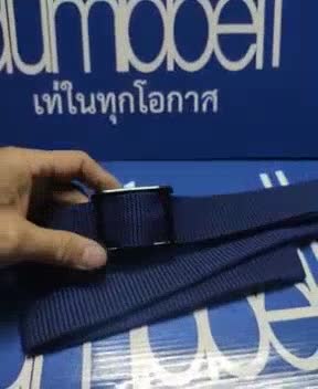 เข็มขัดสายผ้าหัว2ตอนใหม่สายไนลอนเรียบใช้ทนซื้อ3แถม3