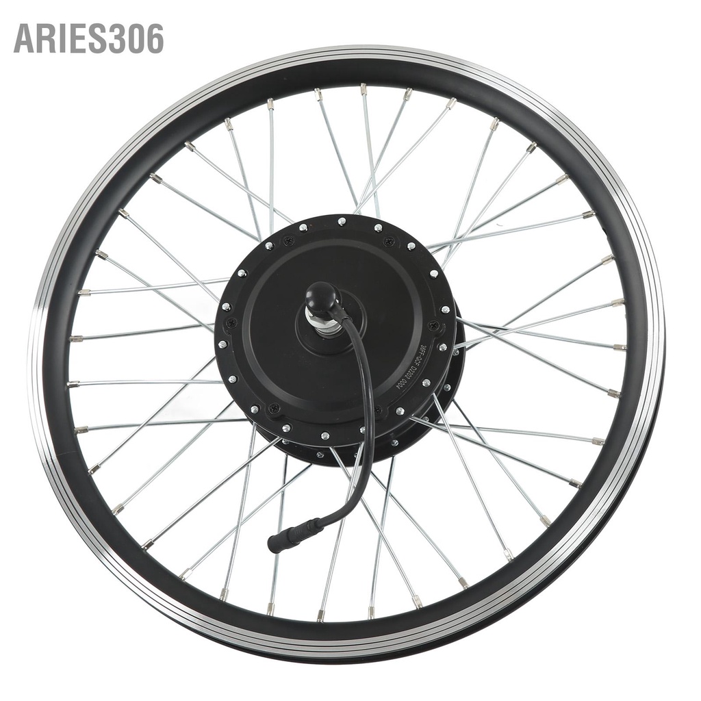 aries306-ชุดแปลงดุมล้อหน้า-36v-500w-มอเตอร์จักรยานไฟฟ้า-เกียร์ไร้แปรง-หน้าจอ-lcd7u