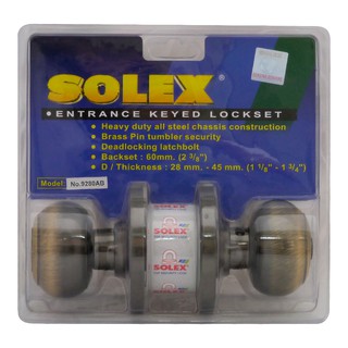 ลูกบิดทั่วไป SOLEX 9280 หัวจัน AB ลูกบิด ทั่วไป SOLEX 9280 หัวจัน AB วัสดุทำจากทองเหลือง ไม่เป็นสนิม วัสดุทำจากทองเหลือง