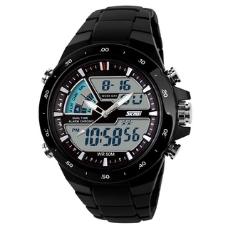 SKMEI Men Sports Watches Fashion Casual Men s Watch Digital Analog Alarm 30M Waterproof Military Multifunctional