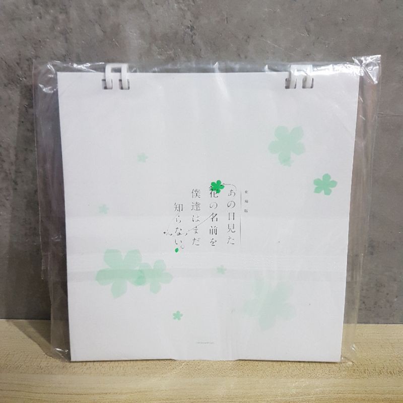 anohana-desktop-calender-rare-for-special-set-movie-ticket-2013