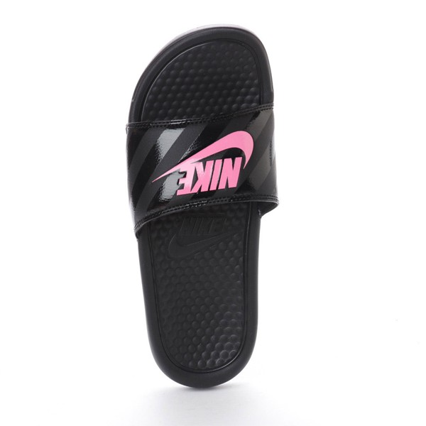 nike-benassi-jdi-swoosh-slide-sandalsแท้-สี-black-pink