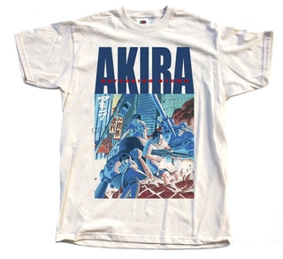 เสื้อยืดผ้าฝ้ายพิมพ์ลายขายดี 2022 Akira 1988 Natural T-Shirt V7 Manga K.Otomo Tokyo 100% Cotton Sizes S 5Xl