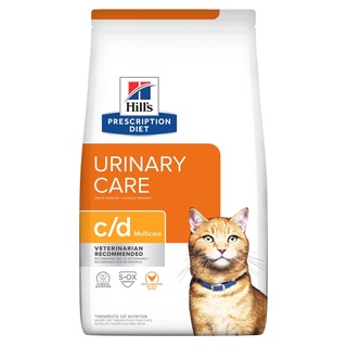 อาหารแมวโรคนิ่ว 3.85กก. c/d แมว Hills®  c/d Multicare Feline with Chicken3.85 kg(Exp.12/24)