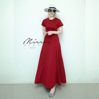 AK 8563 Maxi Dress แม็กซี่เดรสยาว