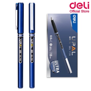 Deli G10 Gel Pen ปากกาเจล ขนาดเส้น 0.5mm (แพ็คกล่อง 12 แท่ง) ปากกา อุปกรณ์การเรียน เครื่องเขียน school ปากกาเจลราคาถูก