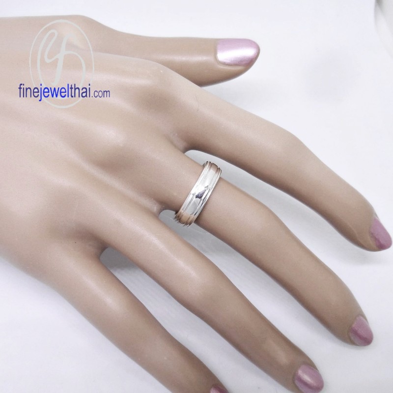 finejewelthai-แหวนเกลี้ยง-แหวนหมั้น-แหวนแต่งงาน-silver-ring-r121700