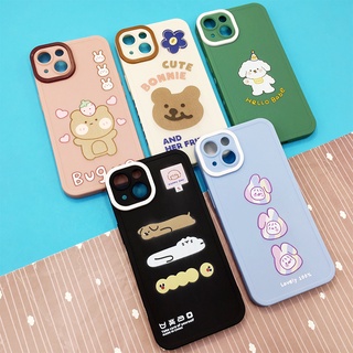 พร้อมส่งเคส i7+/8+ XR/11/13/13PRO เคสซิลิโคน TPU นิ่มกันกล้องนูนพิมพ์ข้าง เคสมือถือลายการ์ตูน