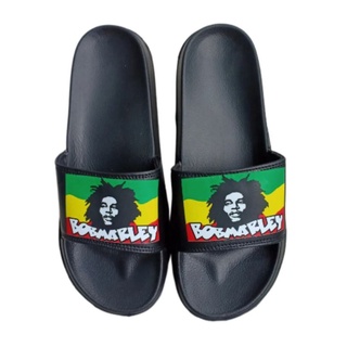 รองเท้าแตะ แบบสวม bob marley rasta reggae