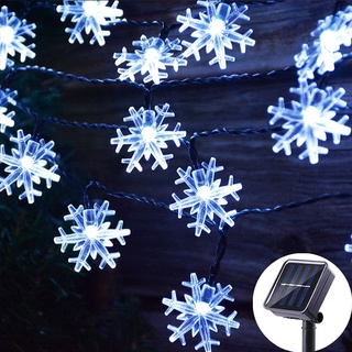 ภาพหน้าปกสินค้าสายไฟ Led รูปเกล็ดหิมะ พลังงานแสงอาทิตย์ ขนาดเล็ก สําหรับตกแต่งสวน ต้นคริสต์มาส ที่เกี่ยวข้อง