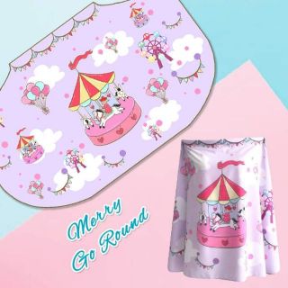 ภาพหน้าปกสินค้าผ้าคลุมให้นม Silk Satin Merry go round  สีม่วงอ่อน ที่เกี่ยวข้อง