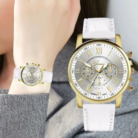ภาพหน้าปกสินค้าAMELIA AW209 นาฬิกาข้อมือผู้หญิง นาฬิกา GENEVA วินเทจ นาฬิกาผู้ชาย นาฬิกาข้อมือ นาฬิกาแฟชั่น Watch นาฬิกาสายหนัง จากร้าน amelia_sp บน Shopee