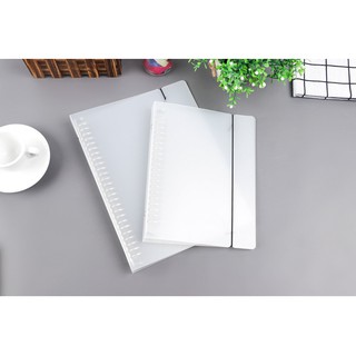 แฟ้มใส ปกสมุด A5/B5 เติมไส้กระดาษได้ แฟ้มปกแข็ง ปกแพลนเนอร์ (เฉพาะแฟ้มไม่รวมกระดาษ)