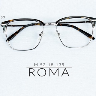 แว่นกันแดด แว่นสายตา *แจ้งค่าสายตาได้* กรอบรุ่น ROMA  แว่นแฟชั่น เบรนด์ Eye &amp; Style แว่นตา