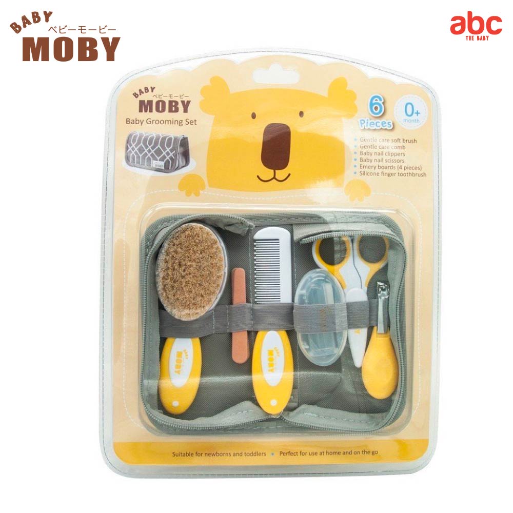 baby-moby-ชุดอุปกรณ์ตัดเล็บและหวี-baby-grooming-set-ของใช้เด็กอ่อน