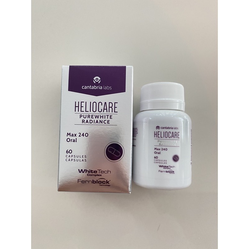 ส่งฟรี! Heliocare Purewhite Radiance Max วิตามินกันแดด ขาวใสออร่า pure  white เพียวไวท์ | Shopee Thailand