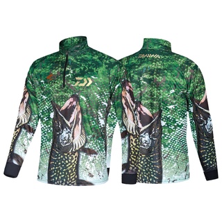 Baju Pancing Daiwa เสื้อแจ็คเก็ตแขนยาวมีฮู้ดระบายอากาศ