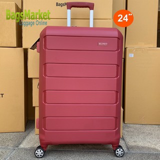 Bagsmarket Luggage กระเป๋าเดินทาง Romar Polo 24 นิ้ว ระบบรหัสล๊อค TSA 4 ล้อคู่ ซิปขยายได้ หมุนรอบ 360° Polypropylene รุ่
