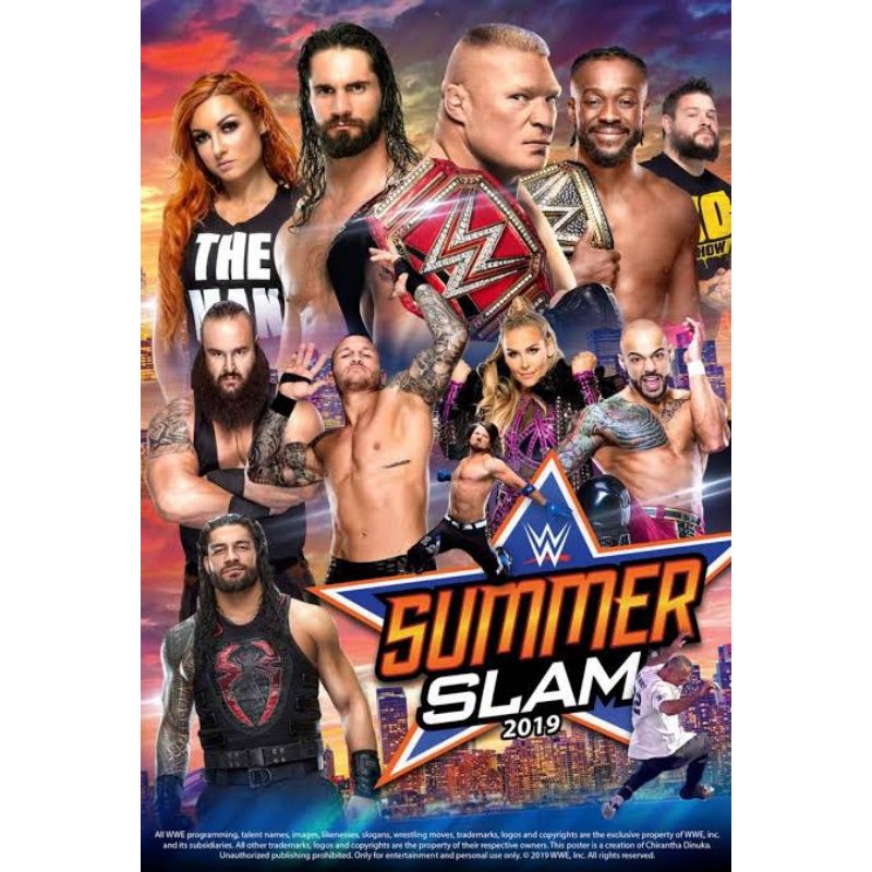 แผ่นdvdมวยปล้ำsummerslam2019