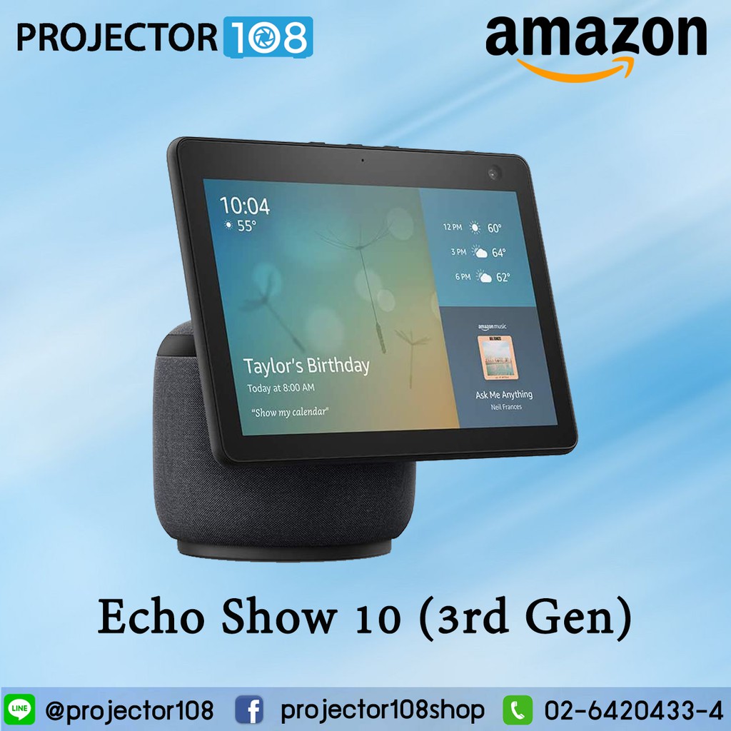Amazon Echo Show 10 (3rd Gen) | HD smart display with motion and Alexa ...