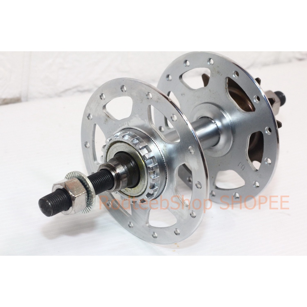 ดุมล้อหลัง-shimano-28-รู-14t-กว้าง-111-มม-โรลเลอร์เบรค