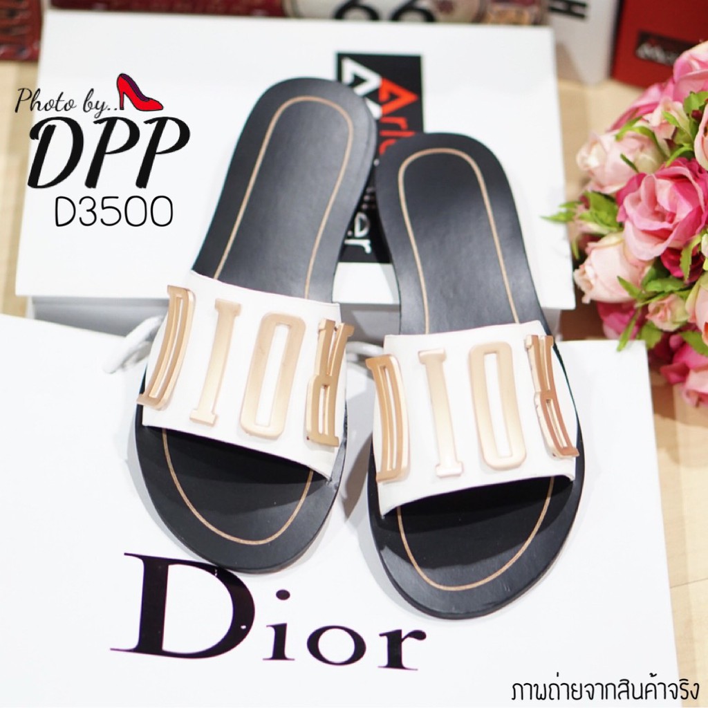 เช็คก่อนสั่ง-รองเท้าแตะ-dior-2017-ใหม่ล่าสุด-เป็นงาน-no-logo