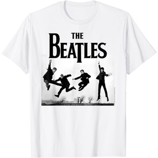 เสื้อยืดวงดนตรีเสื้อยืด พิมพ์ลาย The Beatles Jump at Sefton Park สําหรับผู้ชายall size