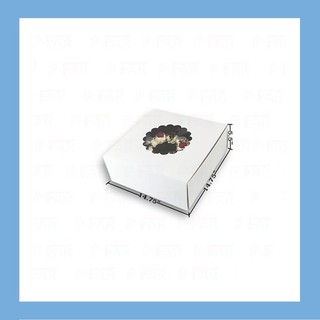 กล่องเค้กแม็ค 6 ปอนด์ ขนาด 14.75x14.75x 5.5 นิ้ว (50 ใบ) INH101