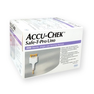 เข็มเจาะเลือดACCU-CHEK Safe T pro 200ชิ้น/กล่อง