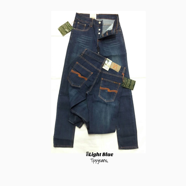 ภาพสินค้าSlim-Fit กางเกงยีนส์ชายทรงกระบอกเล็กกึ่งเดฟ มี 4 เฉดสี ไซส์28-36 กางเกงยีนส์ผู้ชาย จากร้าน tppjeans บน Shopee ภาพที่ 5