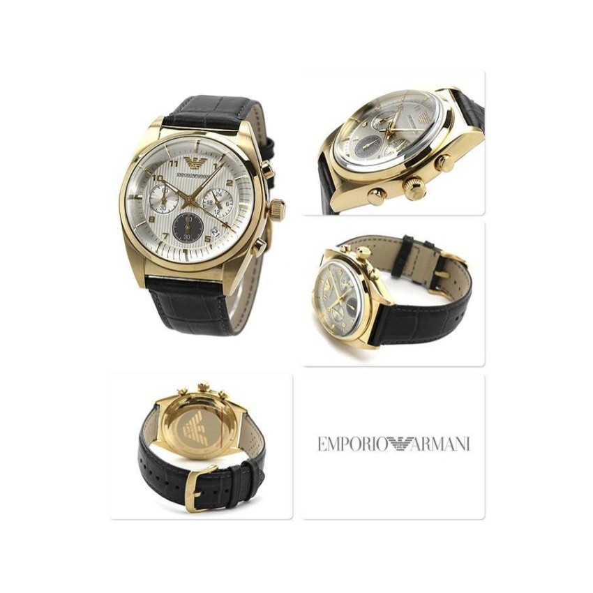 emporio-armani-นาฬิกาผู้ชาย-สีดำ-สายหนัง-รุ่น-ar0372