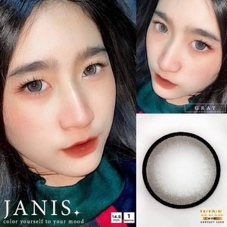 ✨Janis gray (Wink lens) ขนาดตาโต Big ☀️กรองแสง uv (บิ๊กอาย คอนแทคเลนส์ Bigeye)