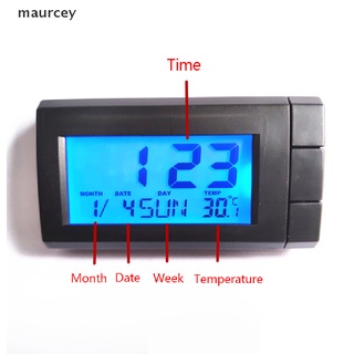 ภาพหน้าปกสินค้าMaurcey 2 in 1 นาฬิกาดิจิทัล หน้าจอ LCD และเครื่องวัดอุณหภูมิอัตโนมัติ สําหรับรถยนต์ ที่เกี่ยวข้อง