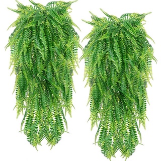 【AG】Wall Hanging Simulation Plants Vivid DIY Fresh-keeping Artificial Plant Fern Fake s Home Decor