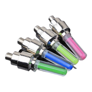 โปรโมชั่น : จุกวาล์วยาง ชนิดมีไฟ LED สำหรับรถจักรยาน จักรยาน และรถยนต์ 11 ชิ้น