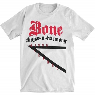 เสื้อยืดผ้าฝ้ายพิมพ์ลายขายดี เสื้อยืด พิมพ์ลายโลโก้ Bone Thugsnharmony E 1999 สําหรับผู้ชาย
