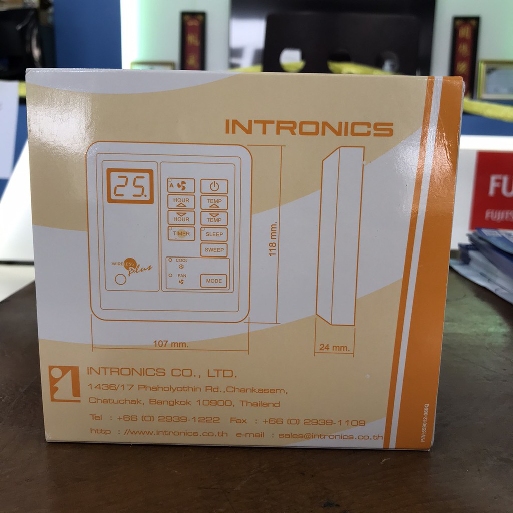 รูมแอร์ รีโมทคอนโทรล INTRONICS รุ่น DT-04 รูมเทอร์โมสตรัทแอร์ ดิจิตอล ...