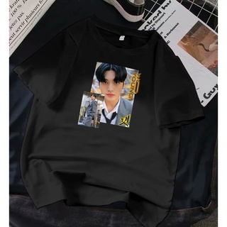 เสื้อเชิ้ต โอเวอร์ไซซ์ ลาย Ateez Wooyoung Zero FeverS-5XL